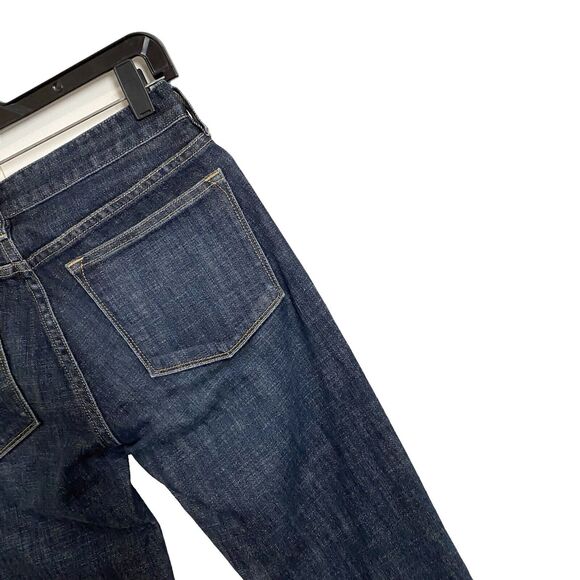 J Crew Toothpick Stretch Crop Ankle Denim Jeans Womens Sz 26 Darker Skinny Slim - Picture 8 of 8